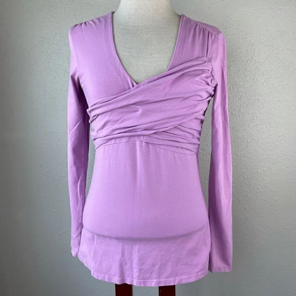 Athleta Pastel Long Sleeve Top Size S EUC
